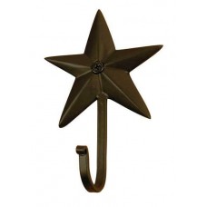 CTW HOME COLLECTION COUNTRY PRIMITIVE RUSTIC METAL BARN STAR HOOK*   182147359450